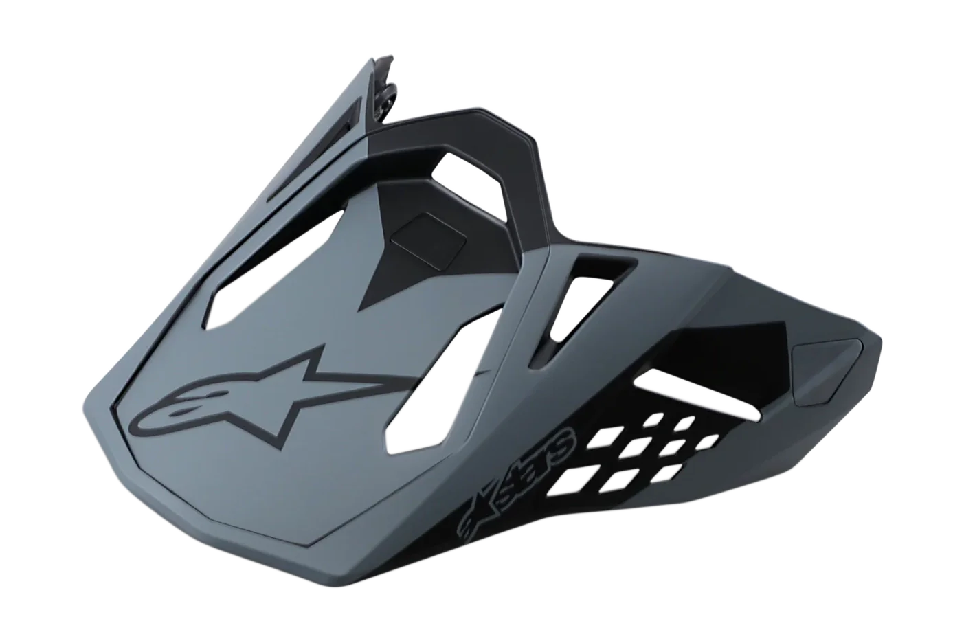 Alpinestars Helmklep S-M10 22.05 Meta - Mat Zwart / Grijs