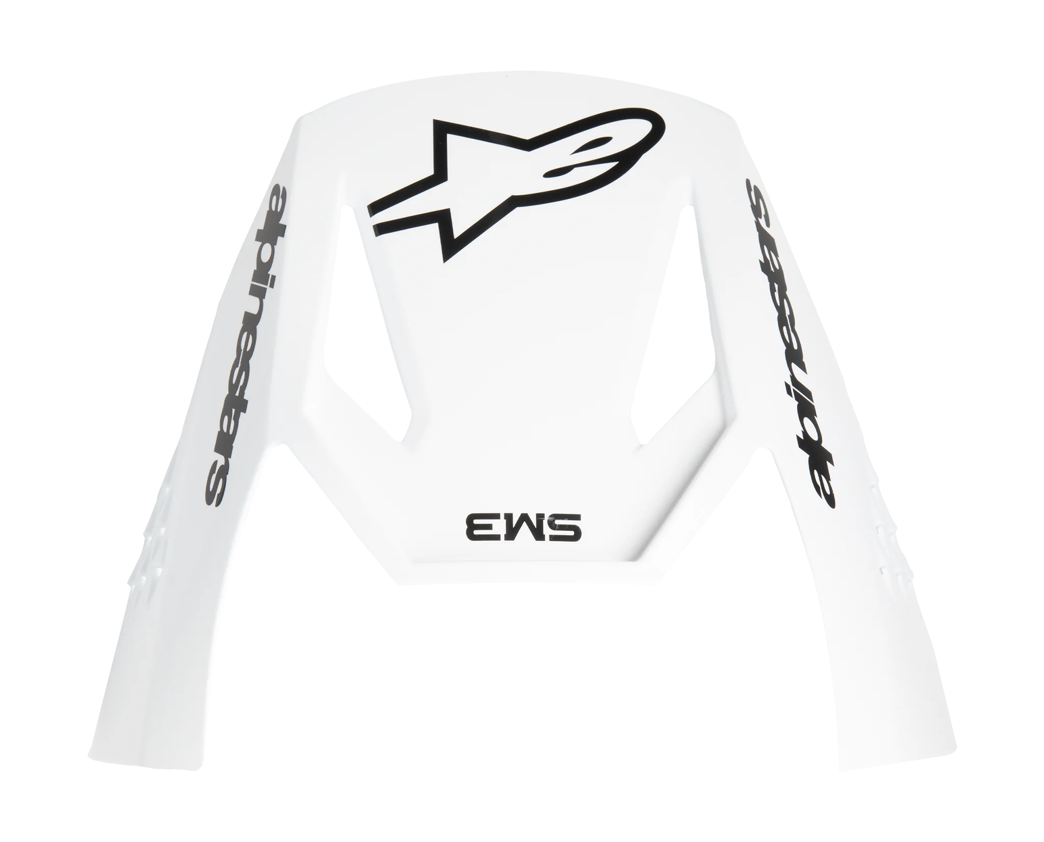 Alpinestars Helmklep S-M3 Radium - Zwart / Wit / Grijs