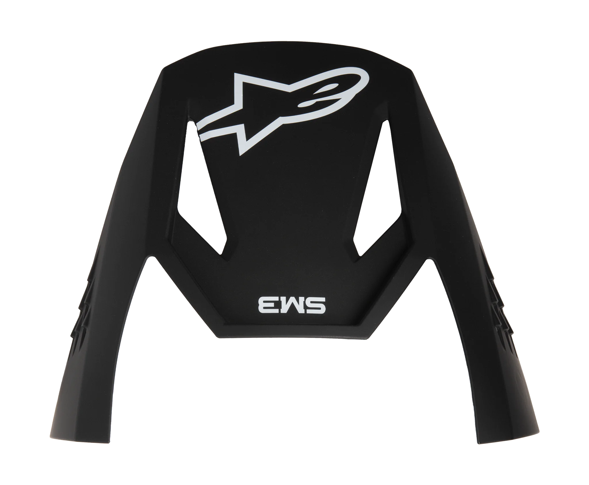 Alpinestars Helmklep S-M3 Solid - Mat Zwart
