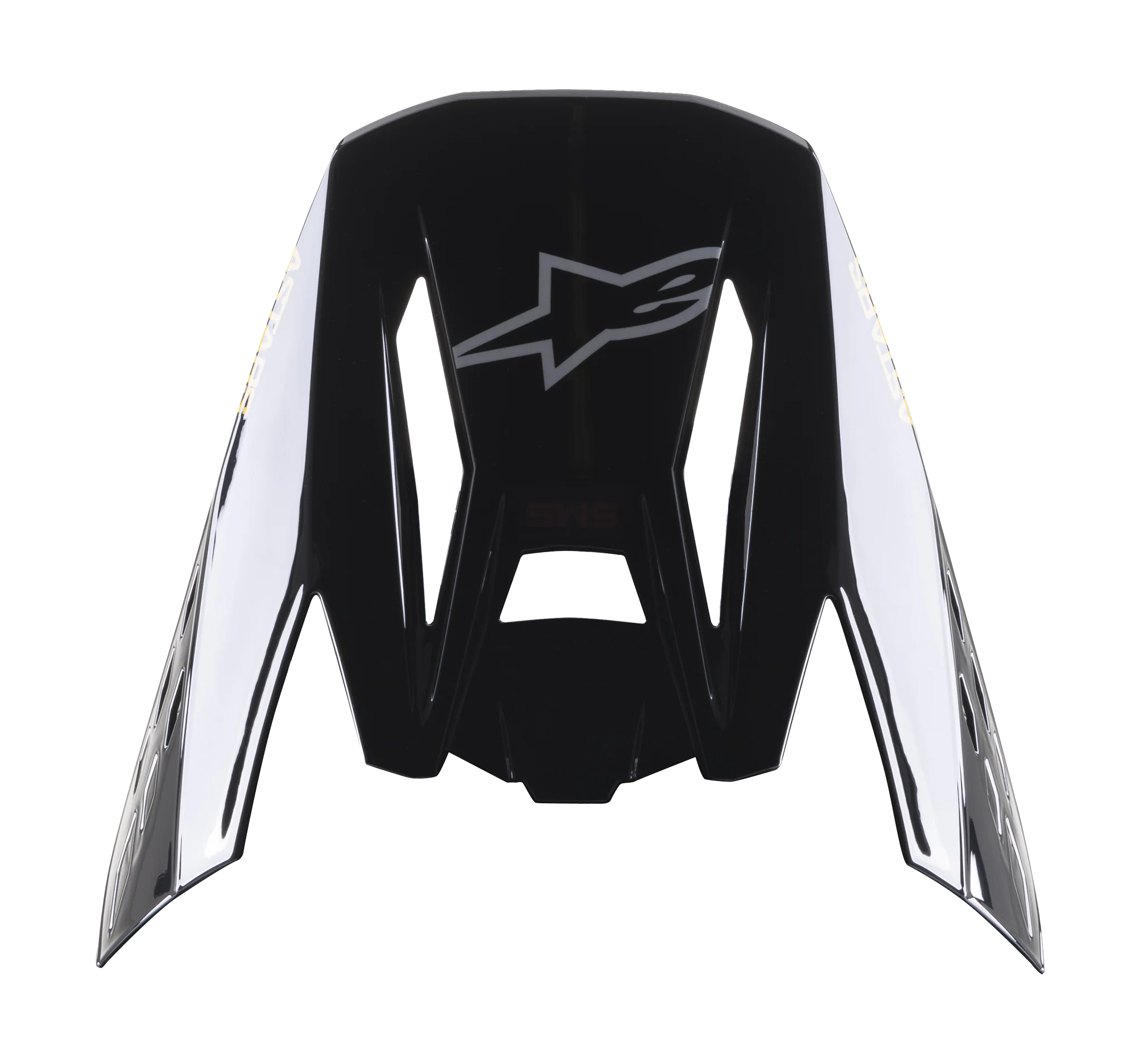Alpinestars Helmklep S-M5 22.05 Venture - Zwart / Bordeaux / Geel / Wit