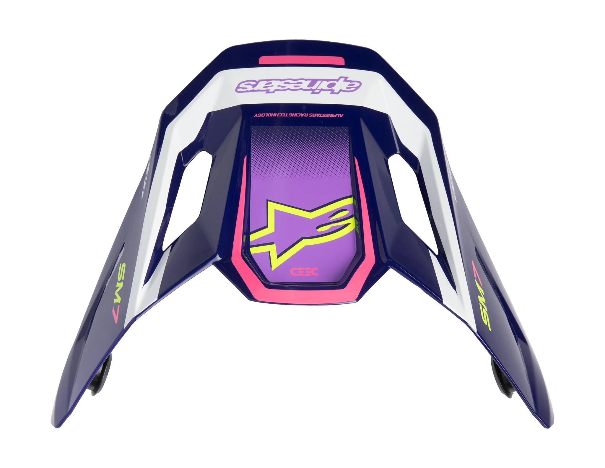 Alpinestars Helmklep S-M7 Deed - Paars / Roze