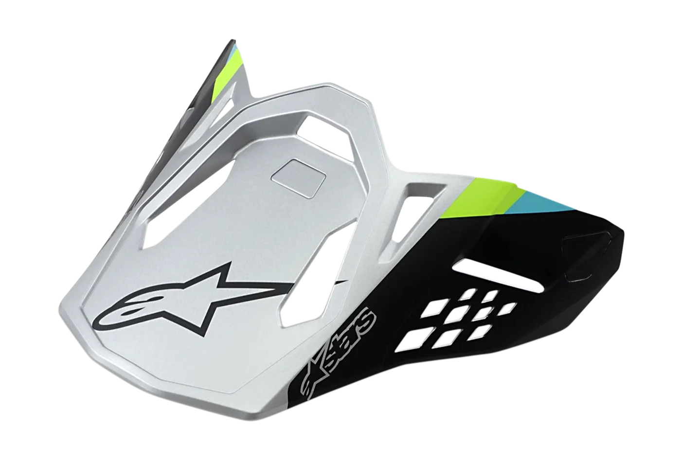 Alpinestars Helmklep S-M8 22.05 Contact - Mat Zilver