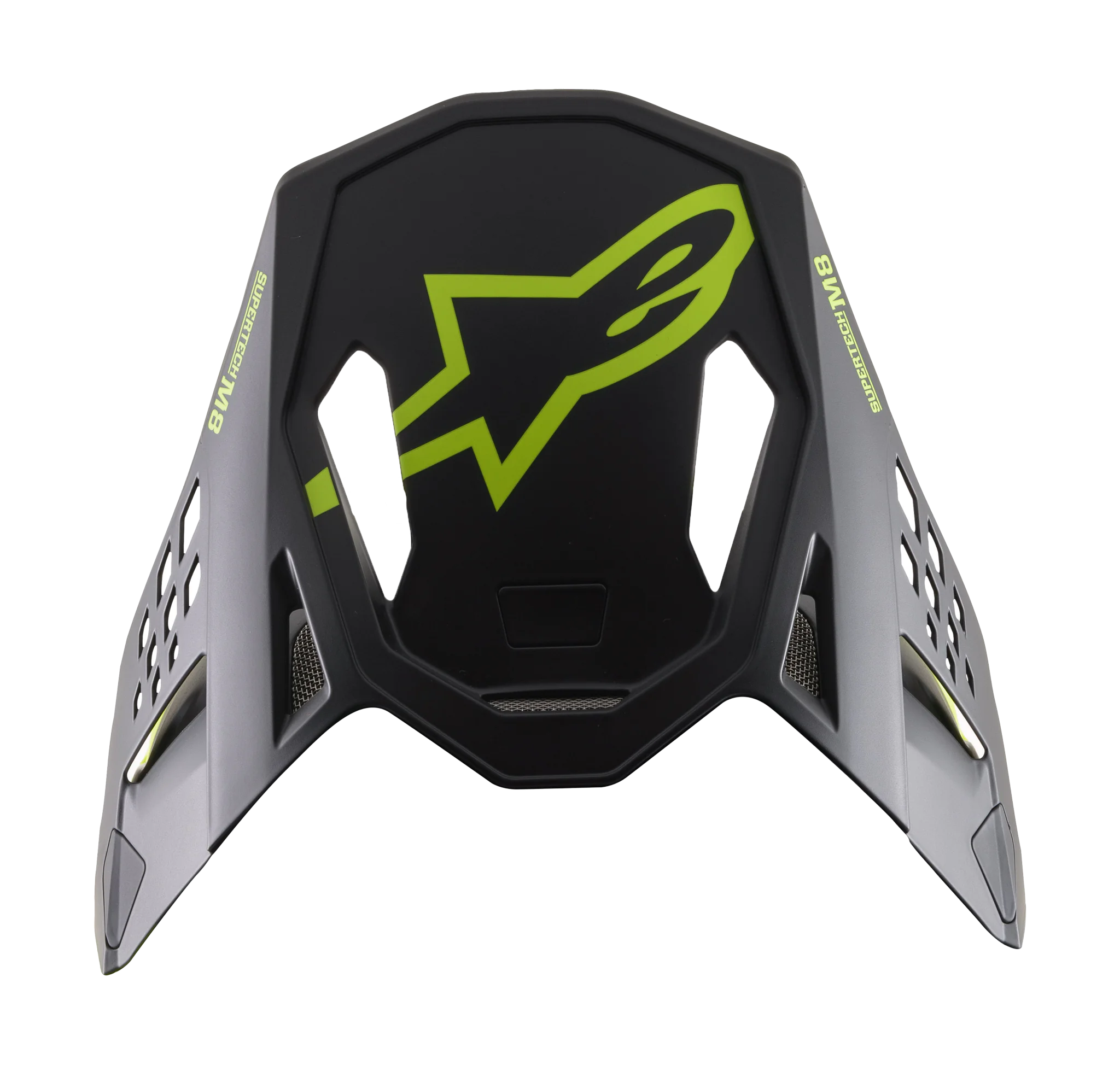 Alpinestars Helmklep S-M8 22.05 Echo - Zwart / Fluo Geel
