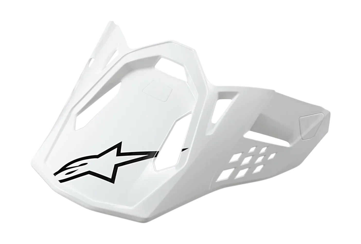 Alpinestars Helmklep S-M8 22.05/ S-M10 22.05 Solid - Wit