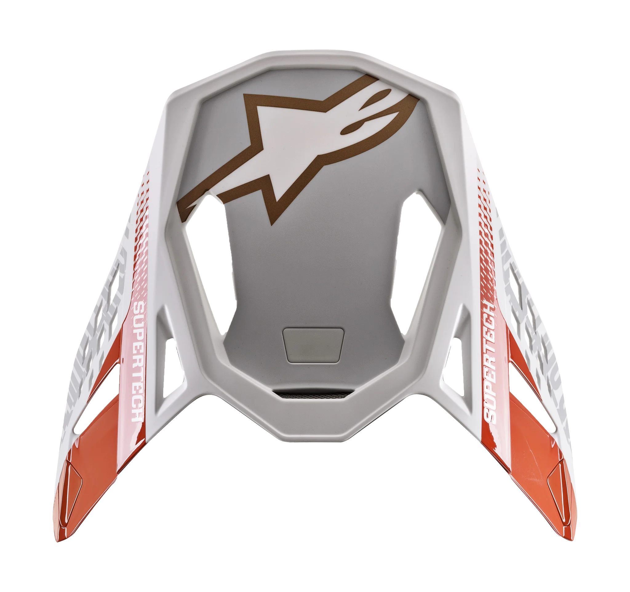 Alpinestars Helmklep S-M8 22.05 Triple - Fluo Oranje / Wit / Goud