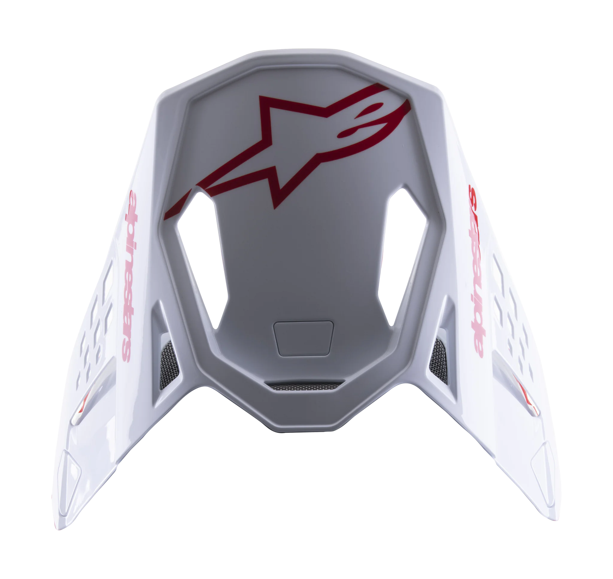 Alpinestars Helmklep S-M8 Radium 2 - Rood / Wit