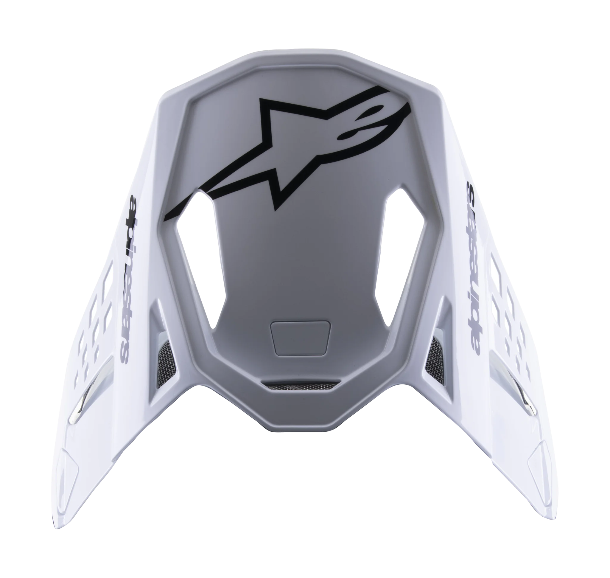 Alpinestars Helmklep S-M8 Radium 2 - Zwart / Wit