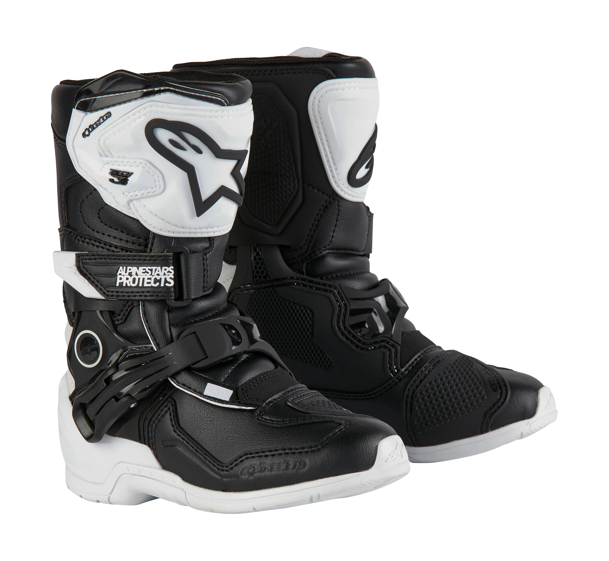Alpinestars Kids Crosslaarzen Tech 3S - Wit / Zwart