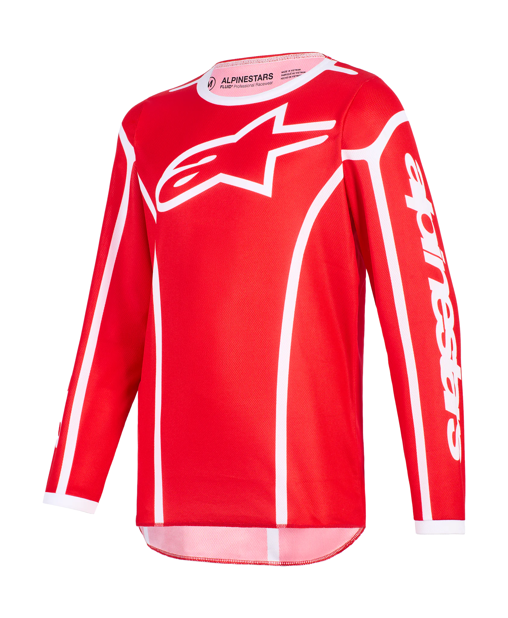 Alpinestars Kinder Crosskleding 2026 Fluid Apex - Rood / Wit