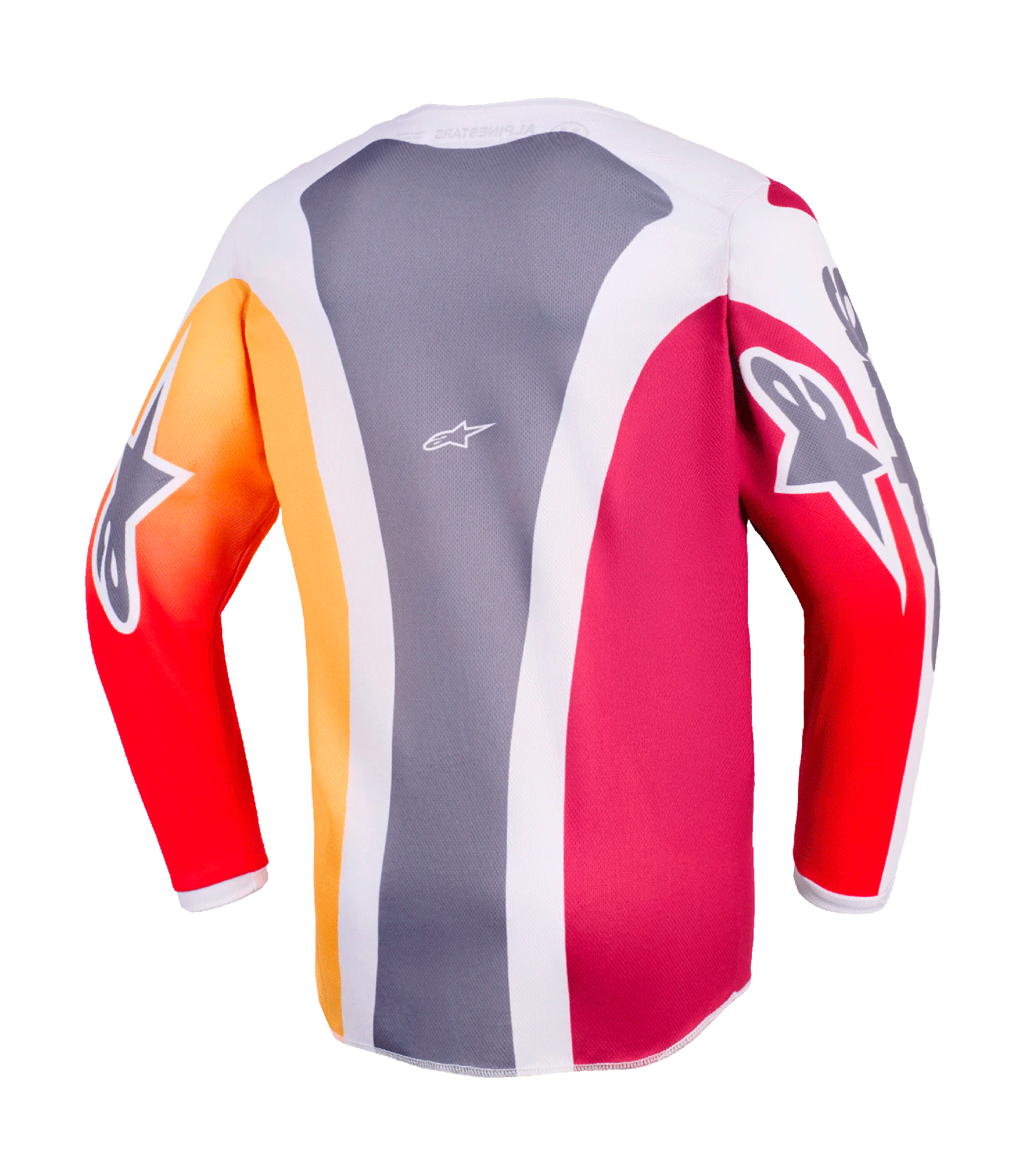 Alpinestars Kinder Cross Shirt 2026 Fluid Portl - Rood / Licht Grijs / Donker Grijs