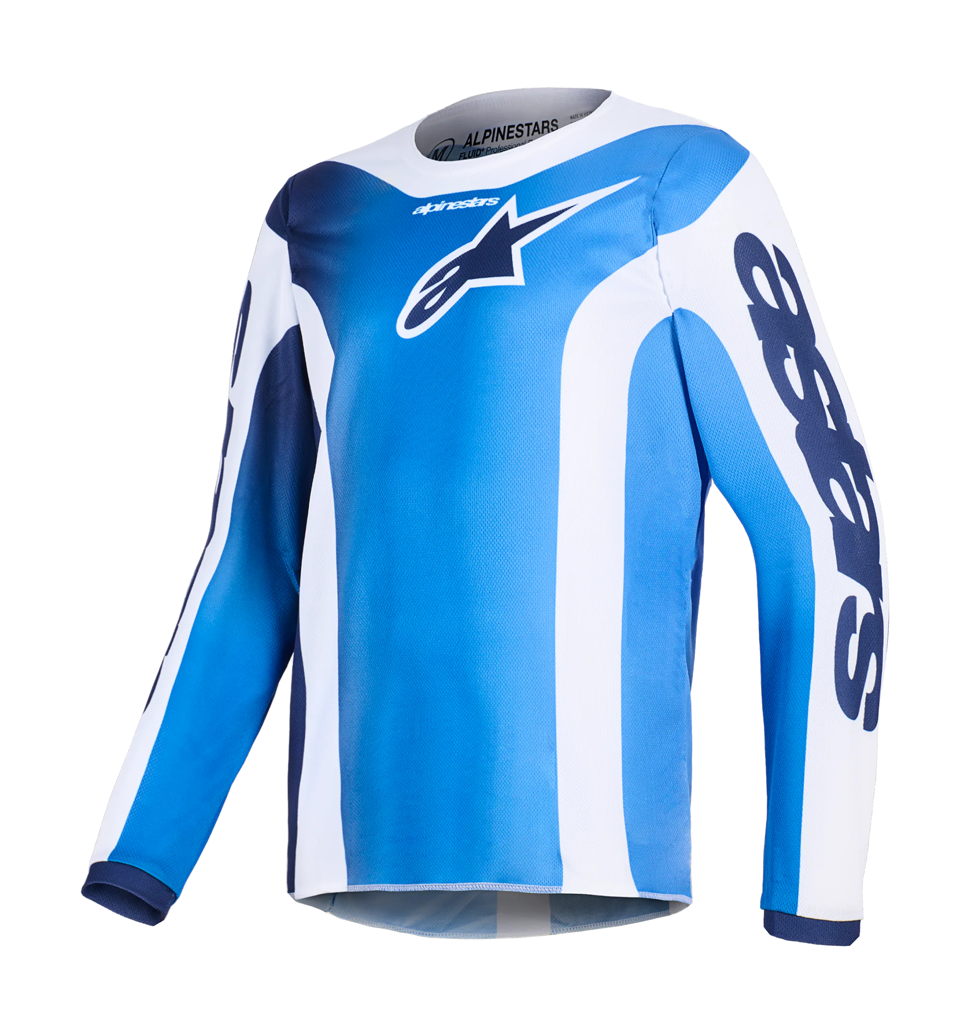 Alpinestars Kinder Crosskleding 2026 Fluid Portl - Ucla / Blauw / Wit