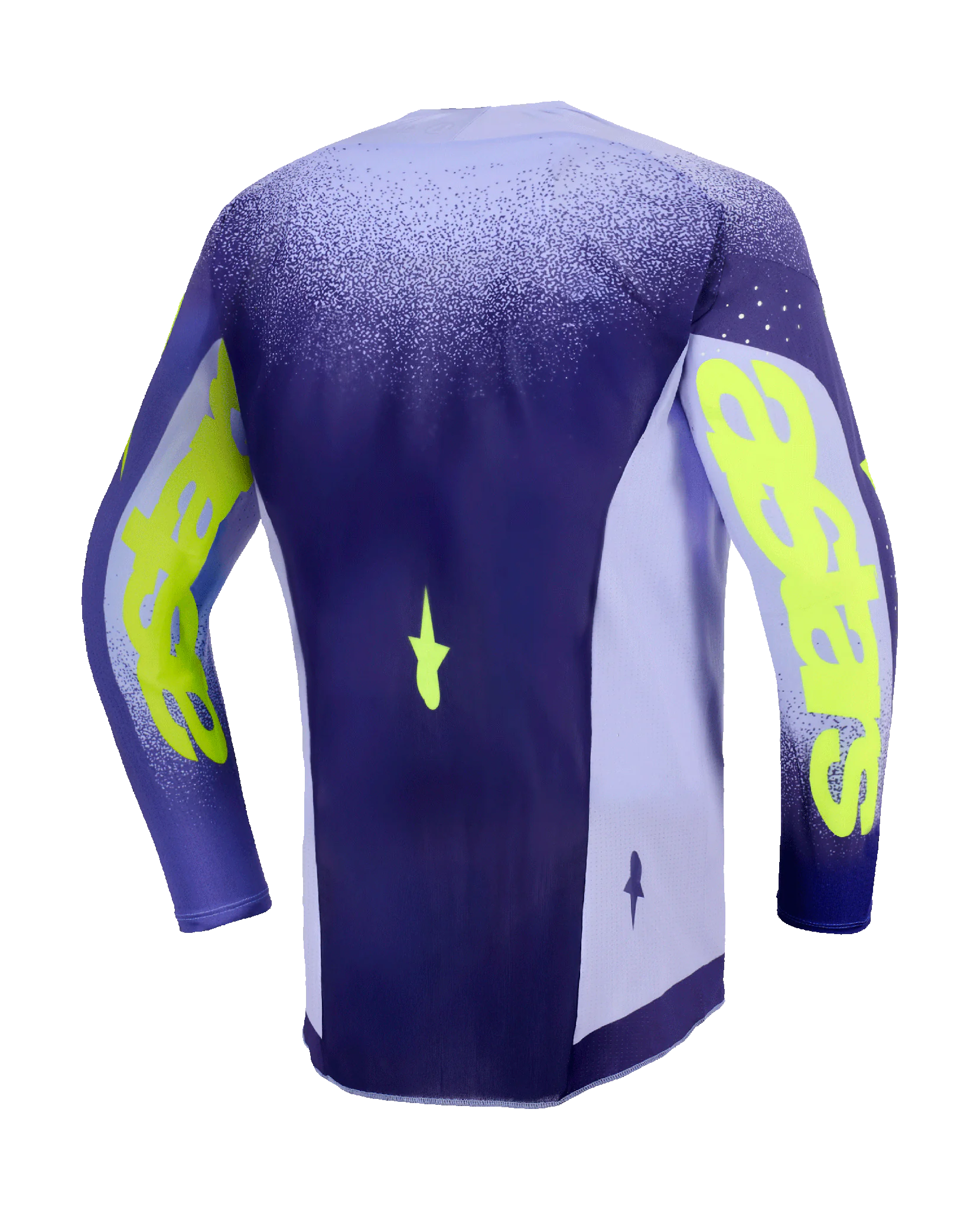Alpinestars Kinder Cross Shirt 2026 Supertech Scenz - Paars / Fluo Geel
