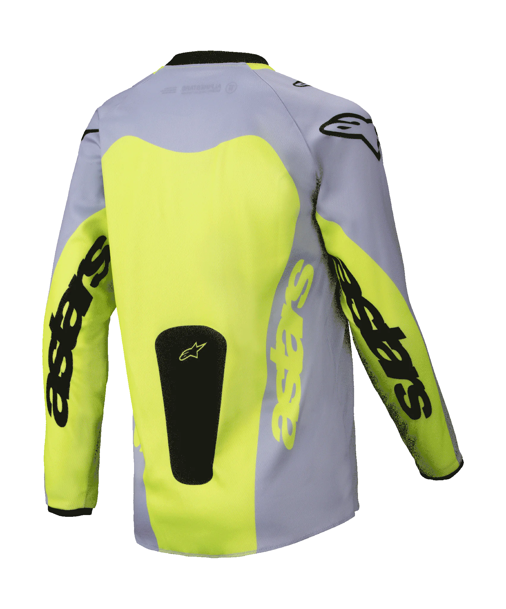 Alpinestars Kinder Cross Shirt Racer Veil - Grijs / Fluo Geel