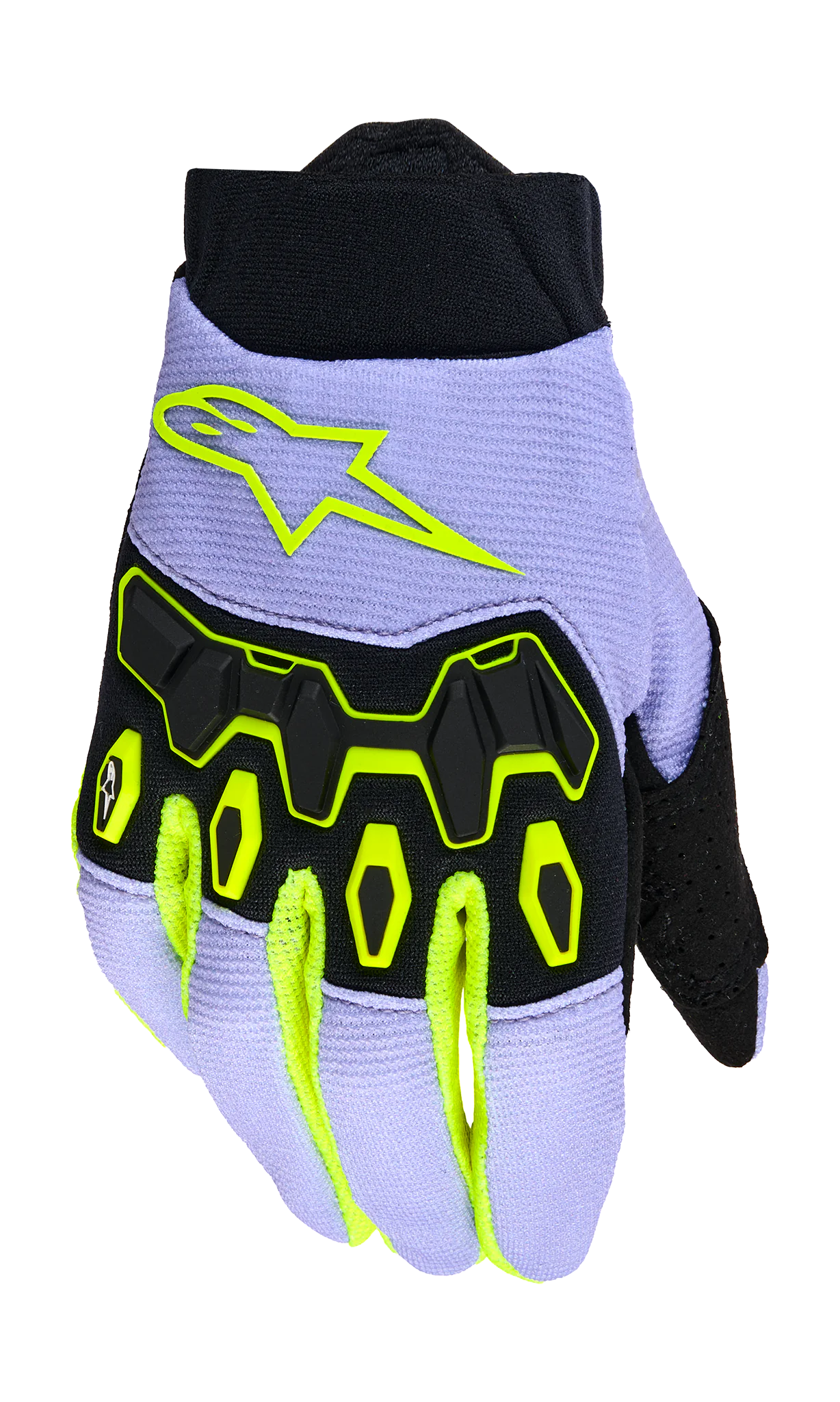 Alpinestars Kinder Crosshandschoenen 2026 Full Bore V2 - Paars / Fluo Geel