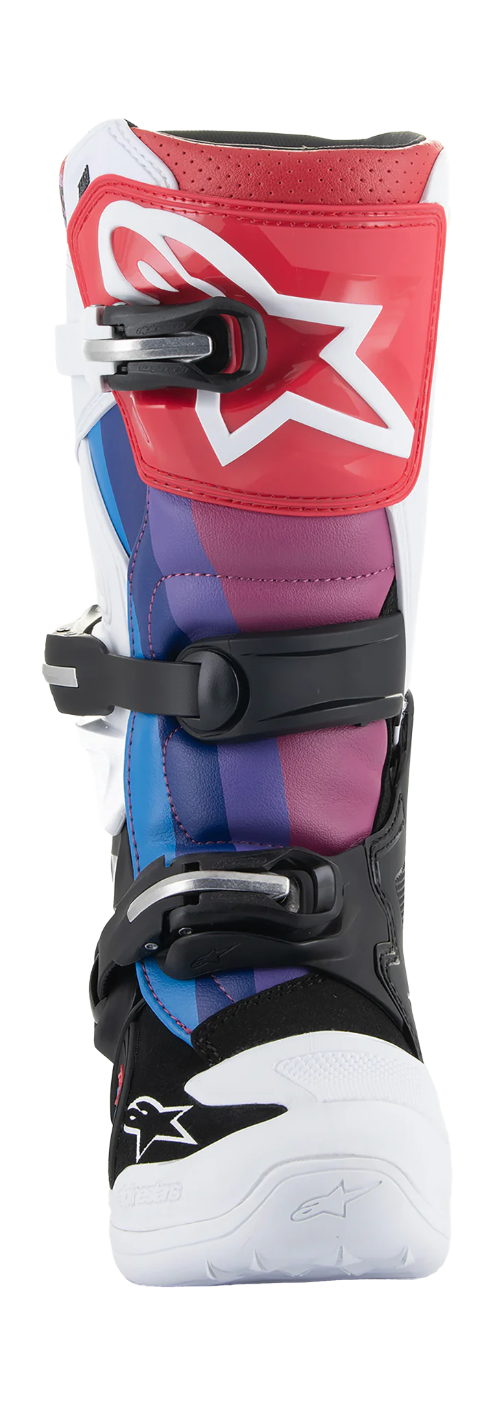 Alpinestars Kinder Crosslaarzen Tech 7S - Wit / Zwart / Rainbow