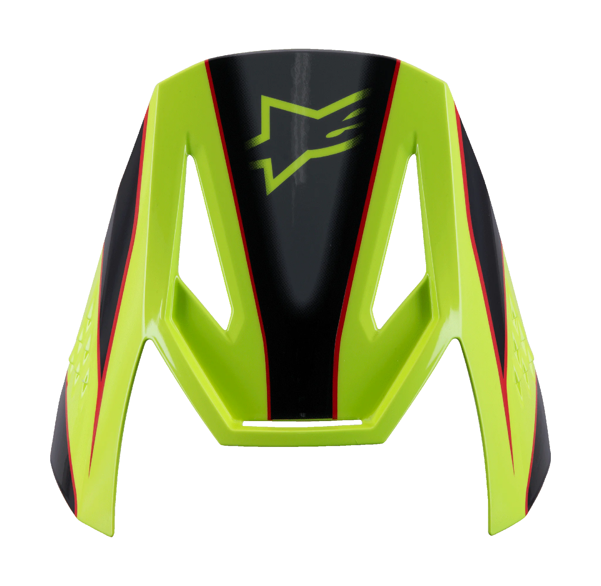 Alpinestars Kinder Helmklep S-M3 Fray - Rood / Fluo Geel / Zwart