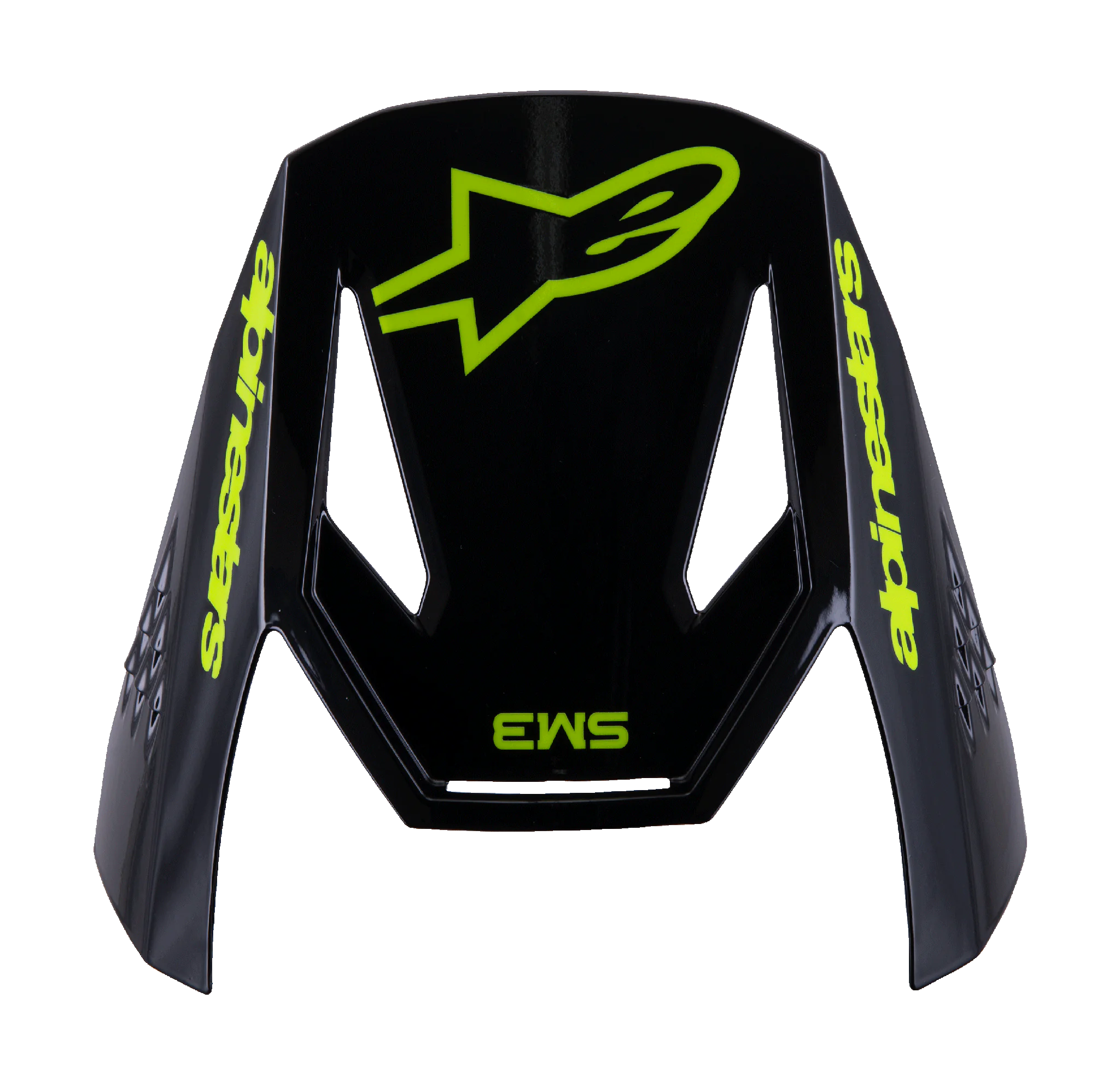 Alpinestars Kinder Helmklep S-M3 Radium - Grijs / Zwart / Fluo Geel