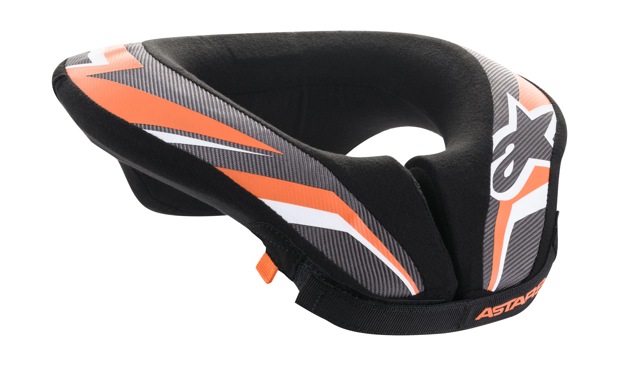 Alpinestars Kinder Nekband Sequence - Zwart / Antraciet / Oranje