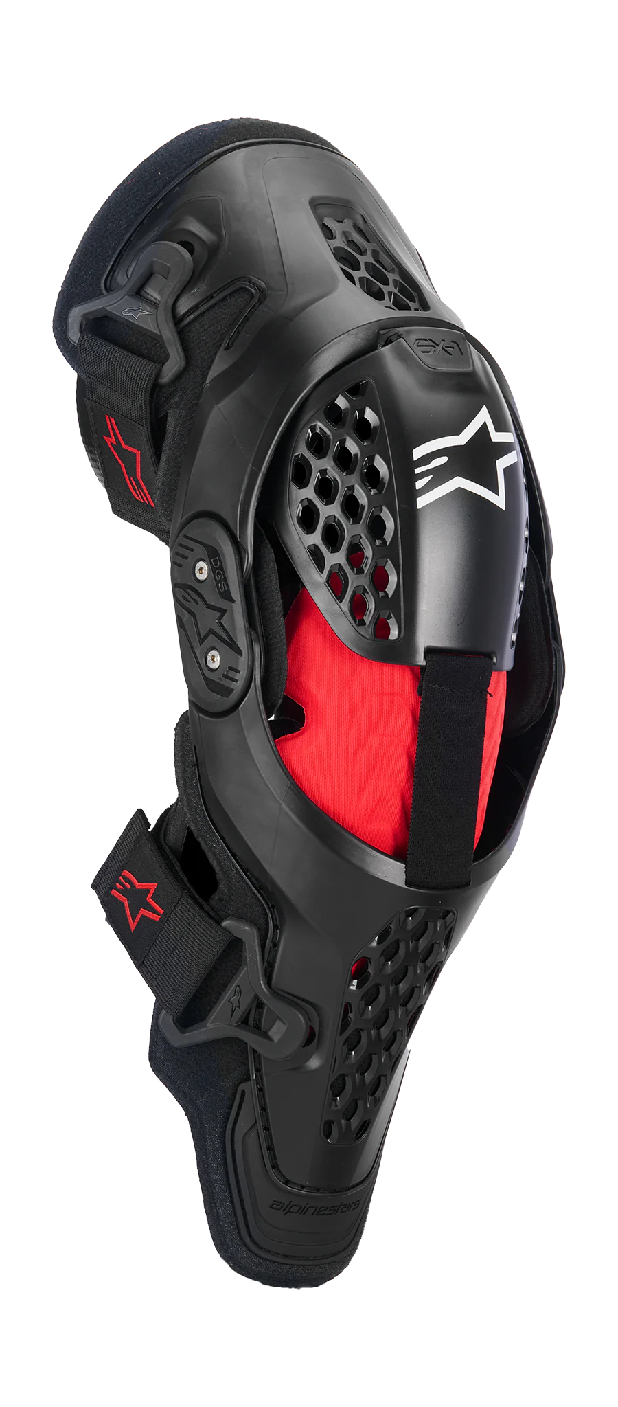 Alpinestars Kniebeschermers SX-1 Plasma - Zwart / Rood / Grijs