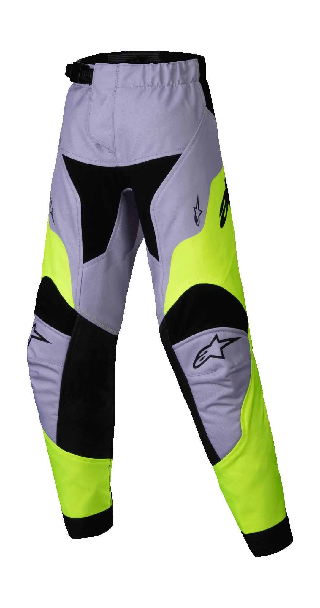 Alpinestars Mini Crossbroek Racer Veil - Grijs / Fluo Geel