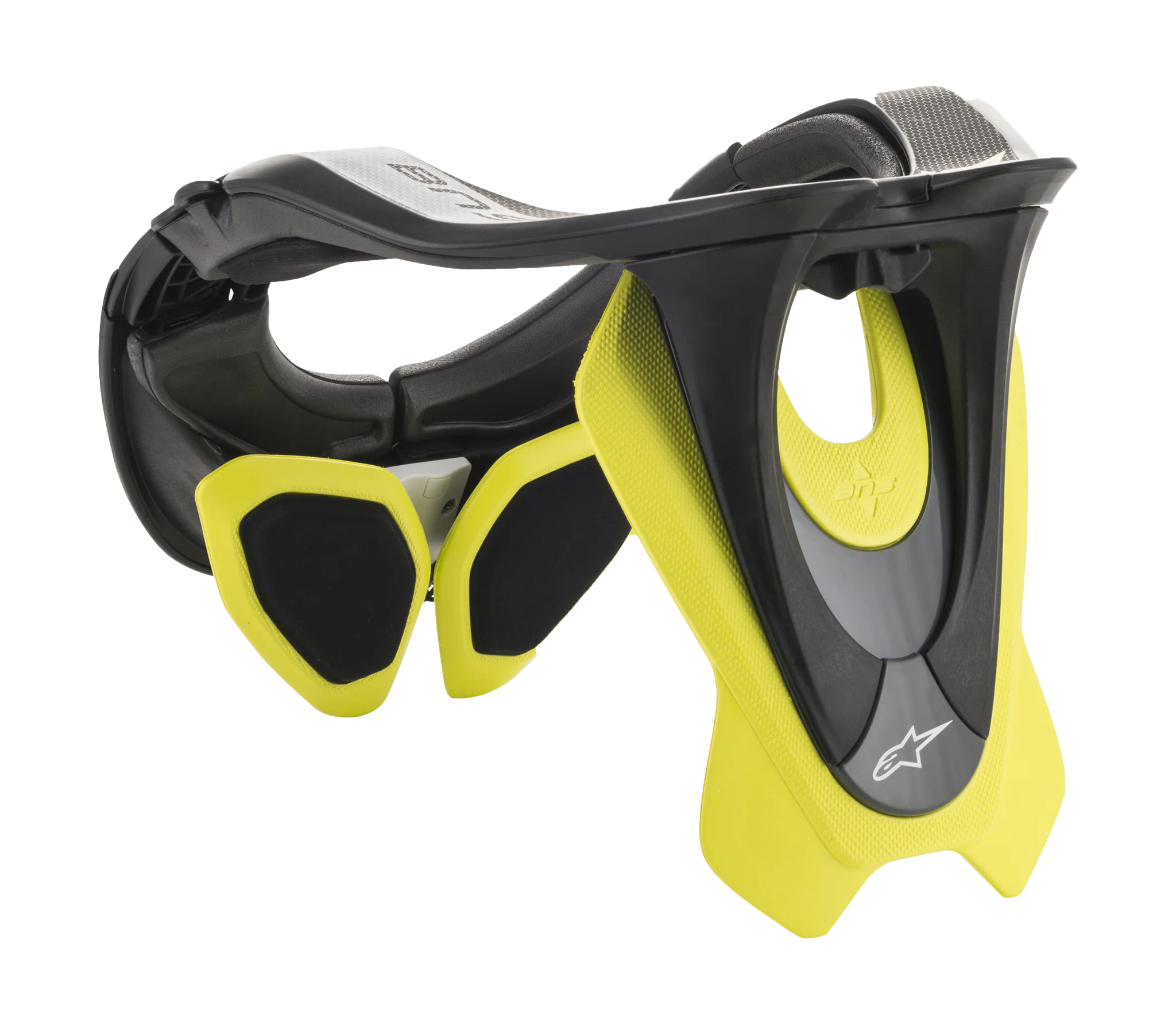 Alpinestars Nekbrace BNS Tech 2 - Zwart / Geel Fluo