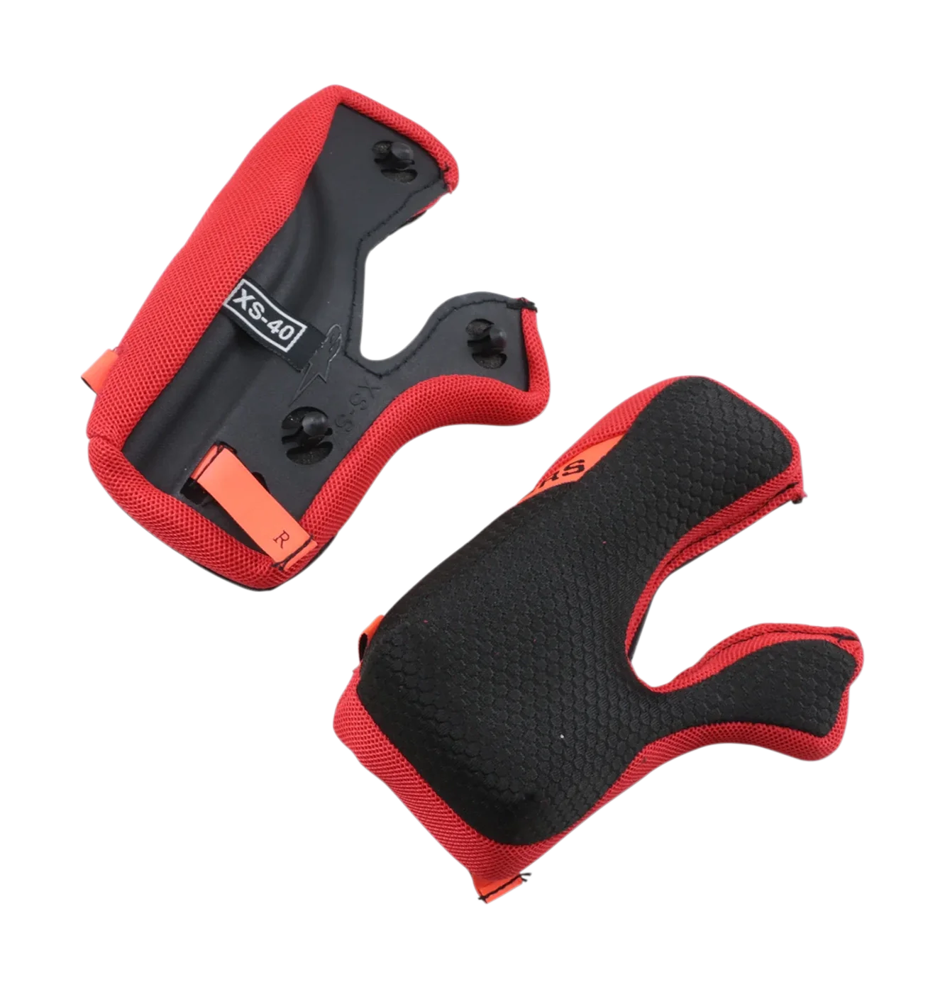 Alpinestars Wangstukken S-M8 / S-M10 22.05 - Zwart / Rood - +5 mm