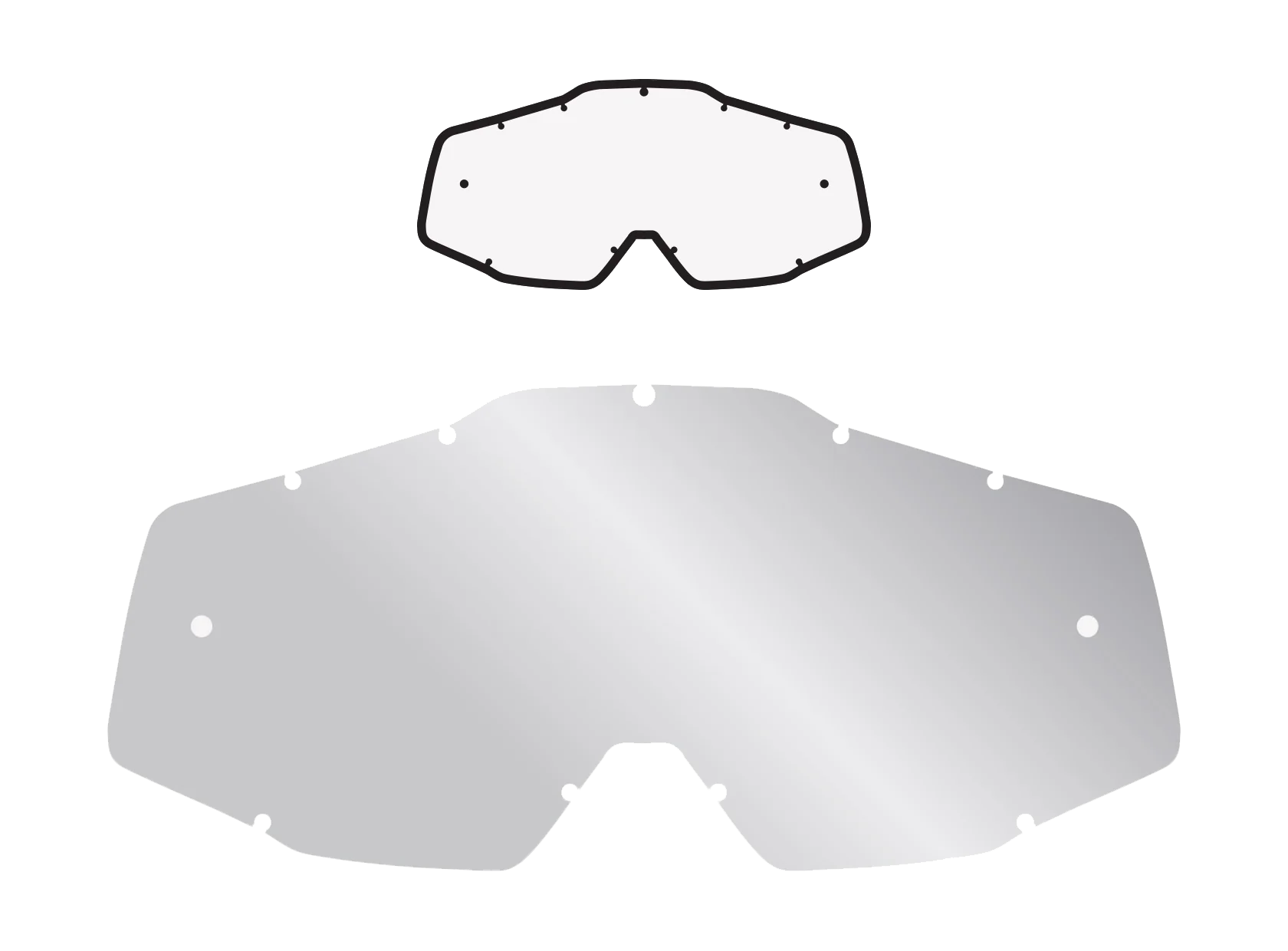 Armor Vision Lens 100% GEN1 RC1/AC1/ST1 - Standaard Clear