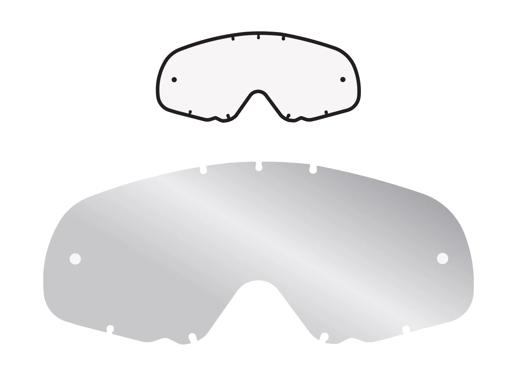 Armor Vision Lens Oakley Crowbar - Standaard Clear