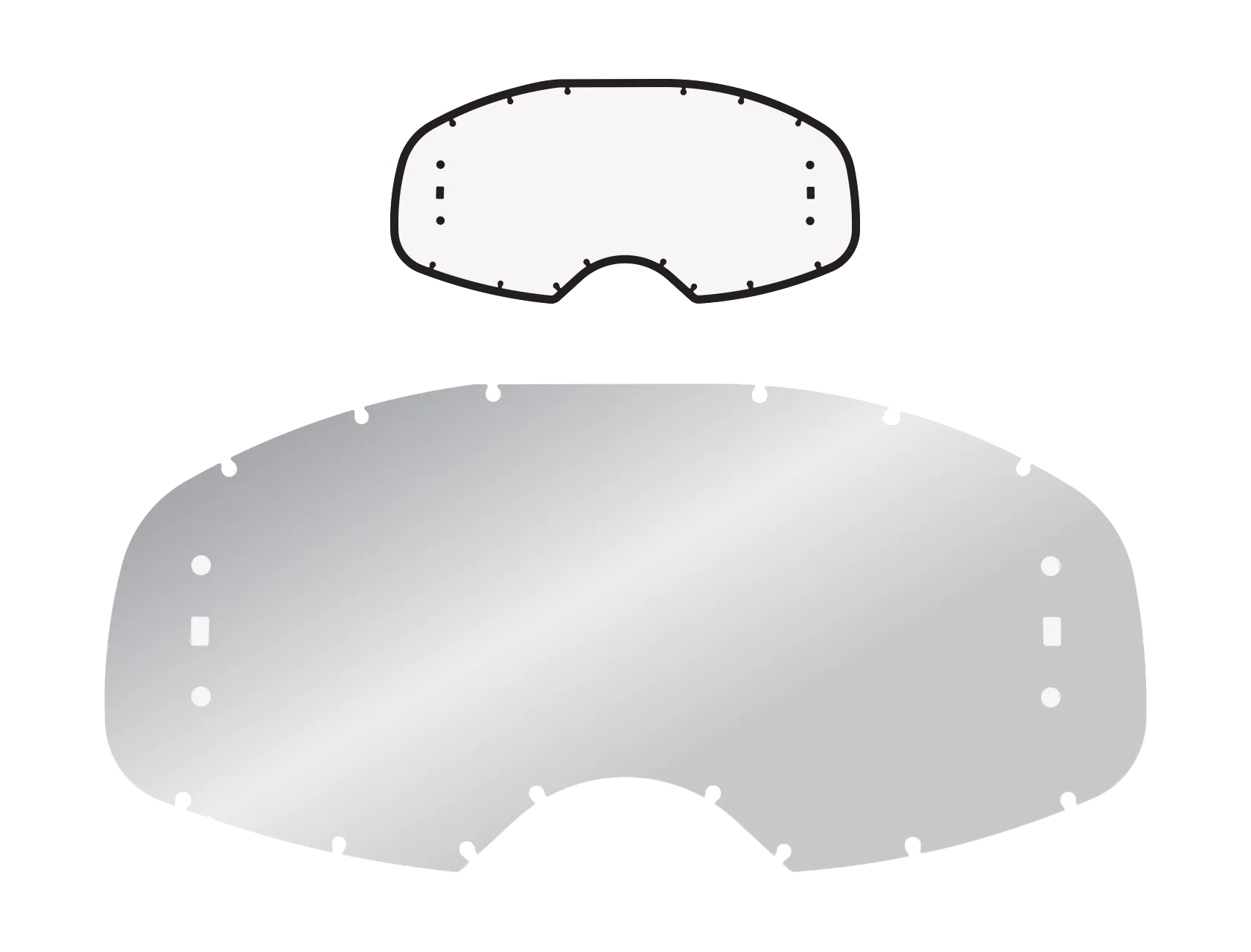 Armor Vision Lens Rip N Roll Colossus - Standaard Clear