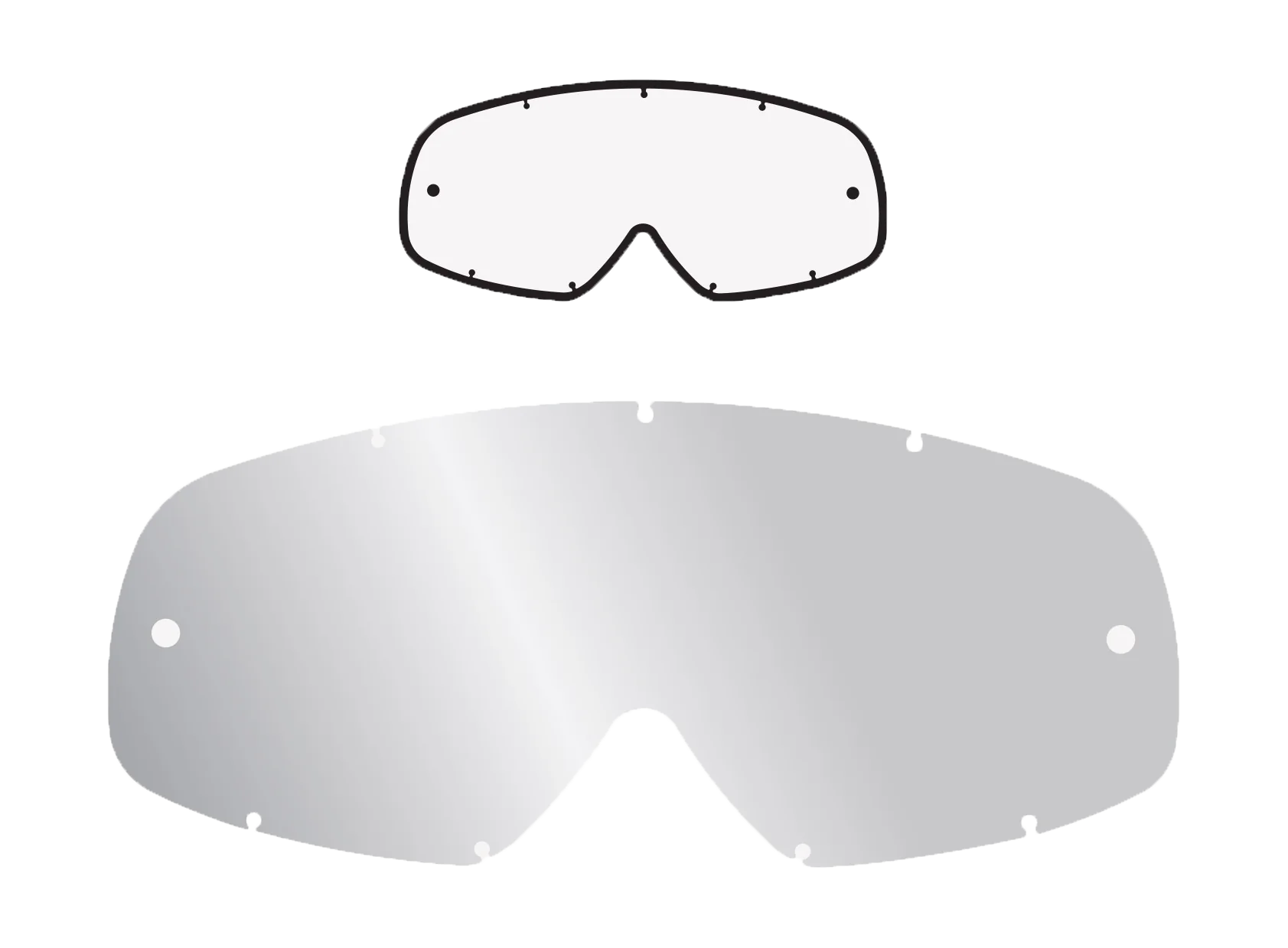 Armor Vision Lens Roll-Off Fox Airspace II - Standaard Clear