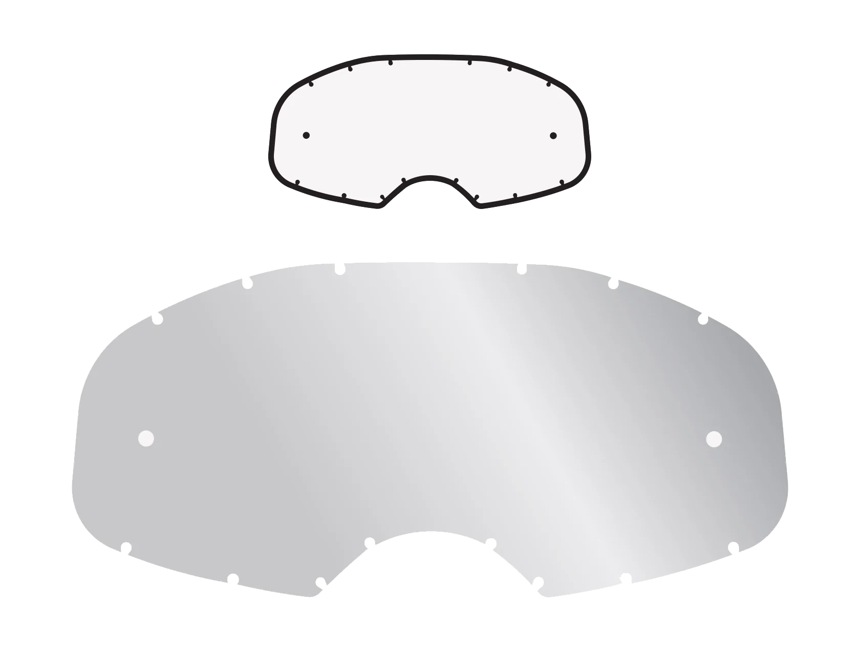 Armor Vision Lens Roll-Off Rip N Roll Colossus - Standaard Clear