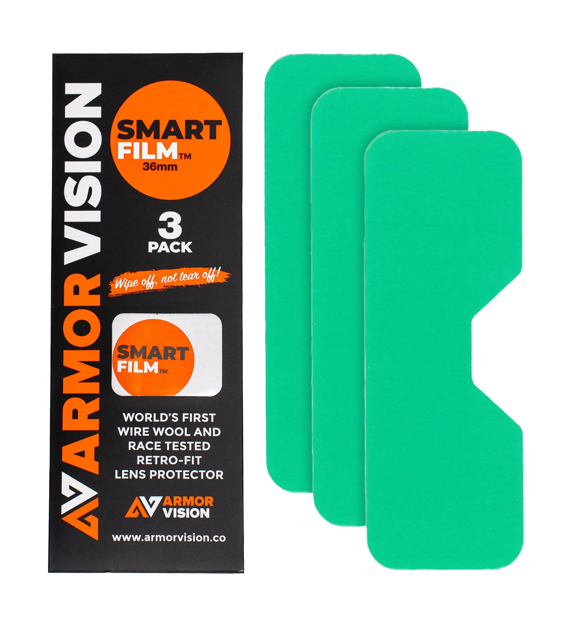 Armor Vision Lensbeschermers Smart Film - 36 mm - 3 Stuks