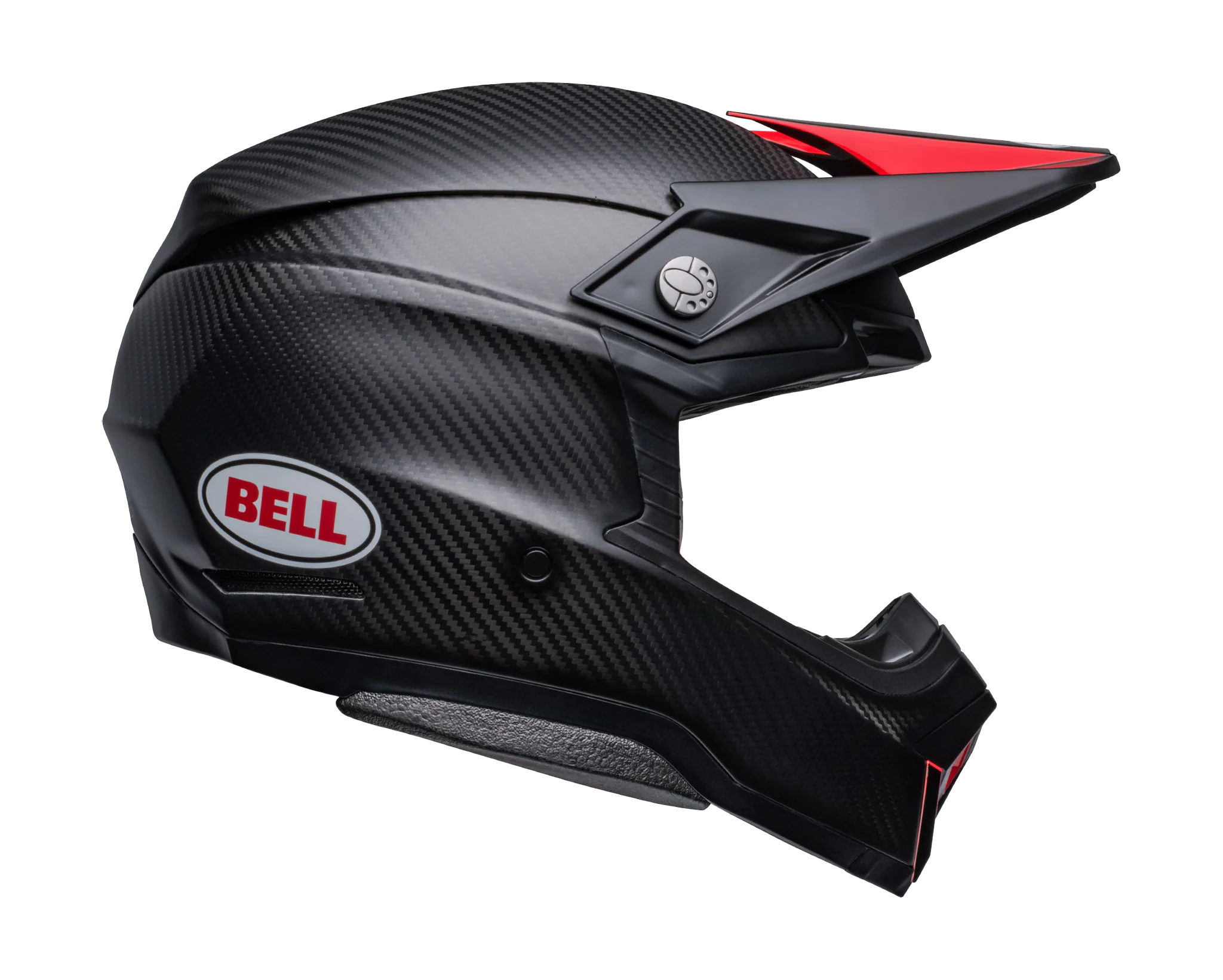 Bell Crosshelm Moto-10 Spherical Solid - Zwart / Rood