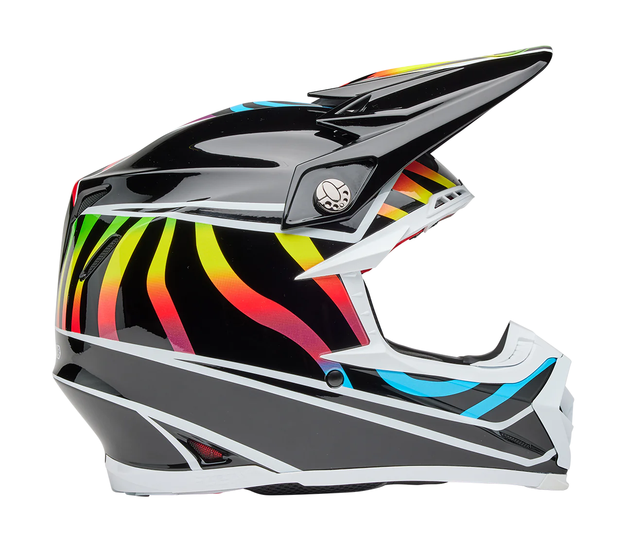 Bell Crosshelm Moto-9S Flex Drift - Zwart / Multi