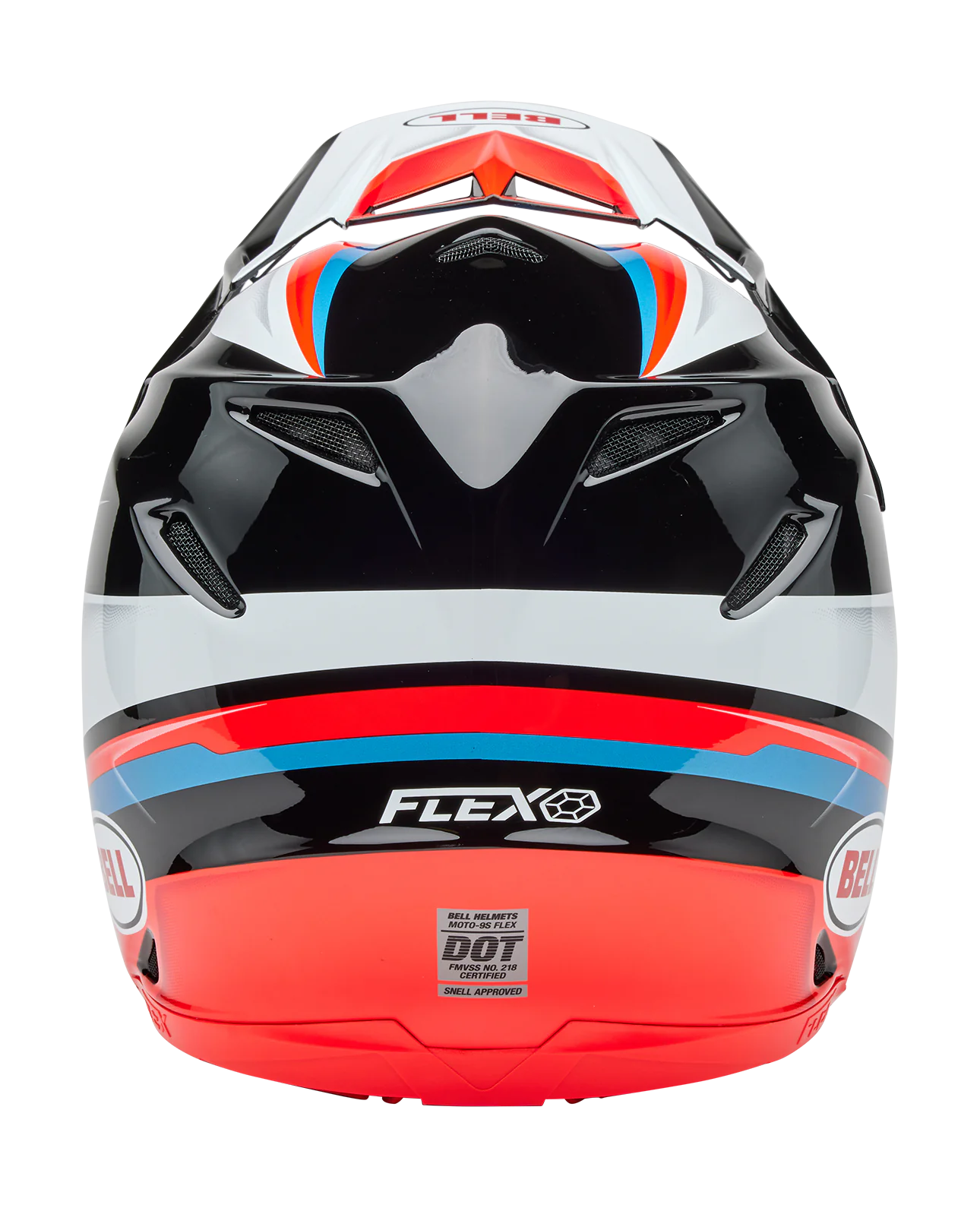 Bell Crosshelm Moto-9S Flex Merchant - Rood / Zwart