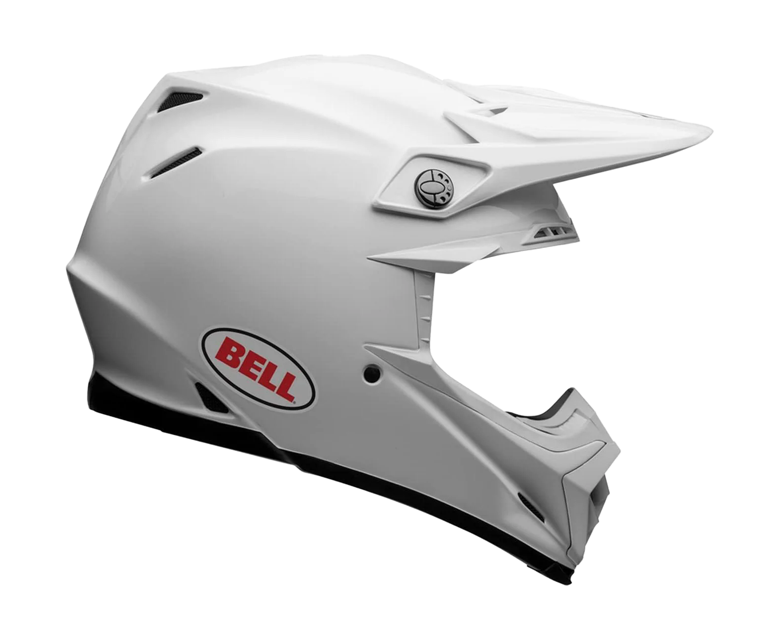 Bell Crosshelm Moto-9S Flex Solid - Glans Wit