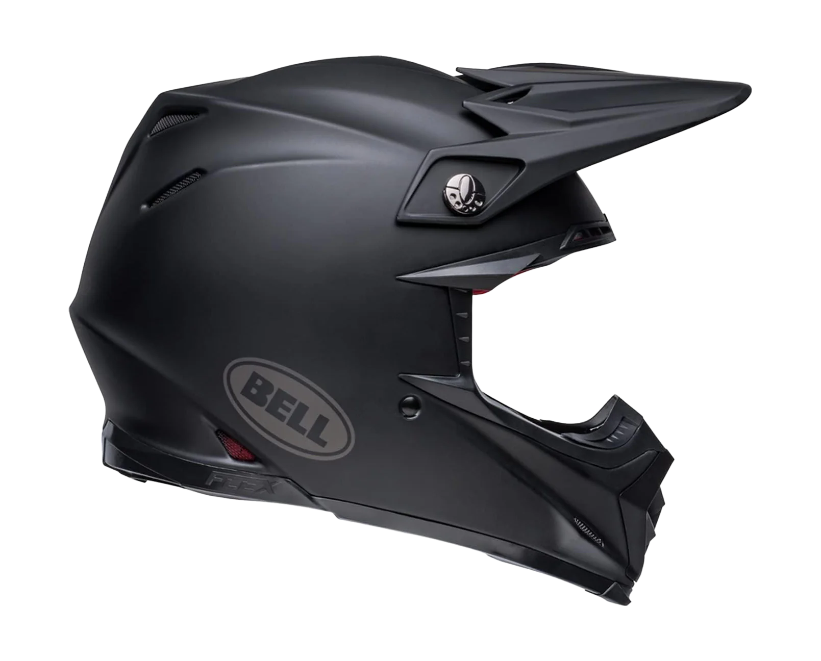 Bell Crosshelm Moto-9S Flex Solid - Mat Zwart