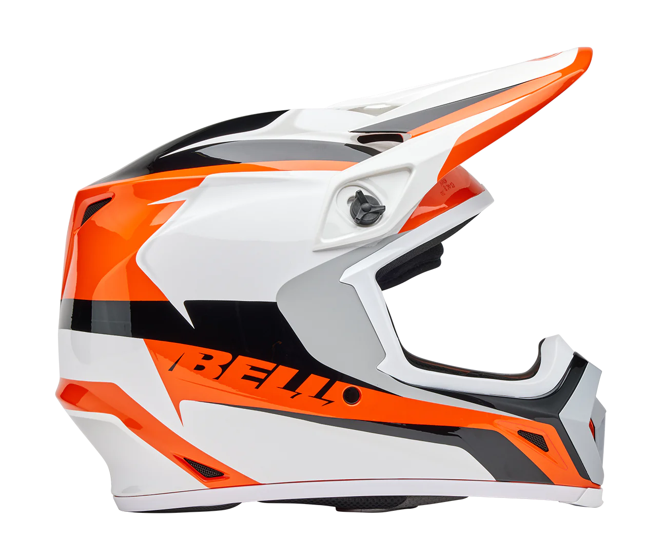 Bell Crosshelm MX-9 Rift - Oranje / Wit