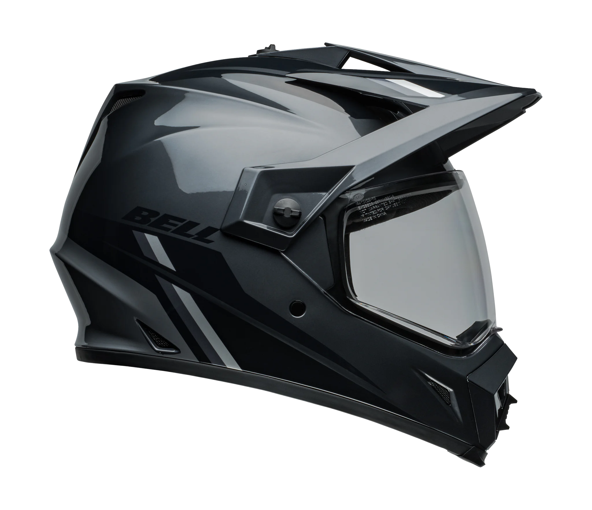 Bell Helm MX-9 Adventure Alpine - Charcoal / Zilver