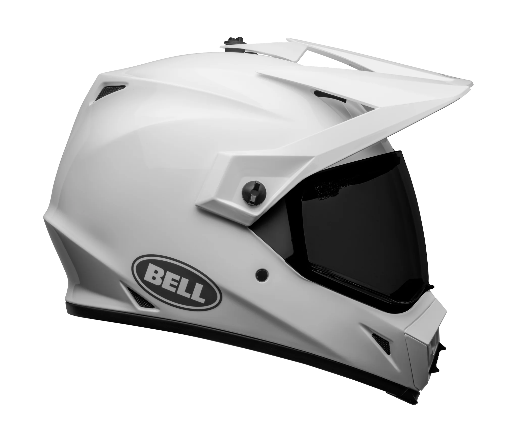 Bell Helm MX-9 Adventure Solid - Glans Wit