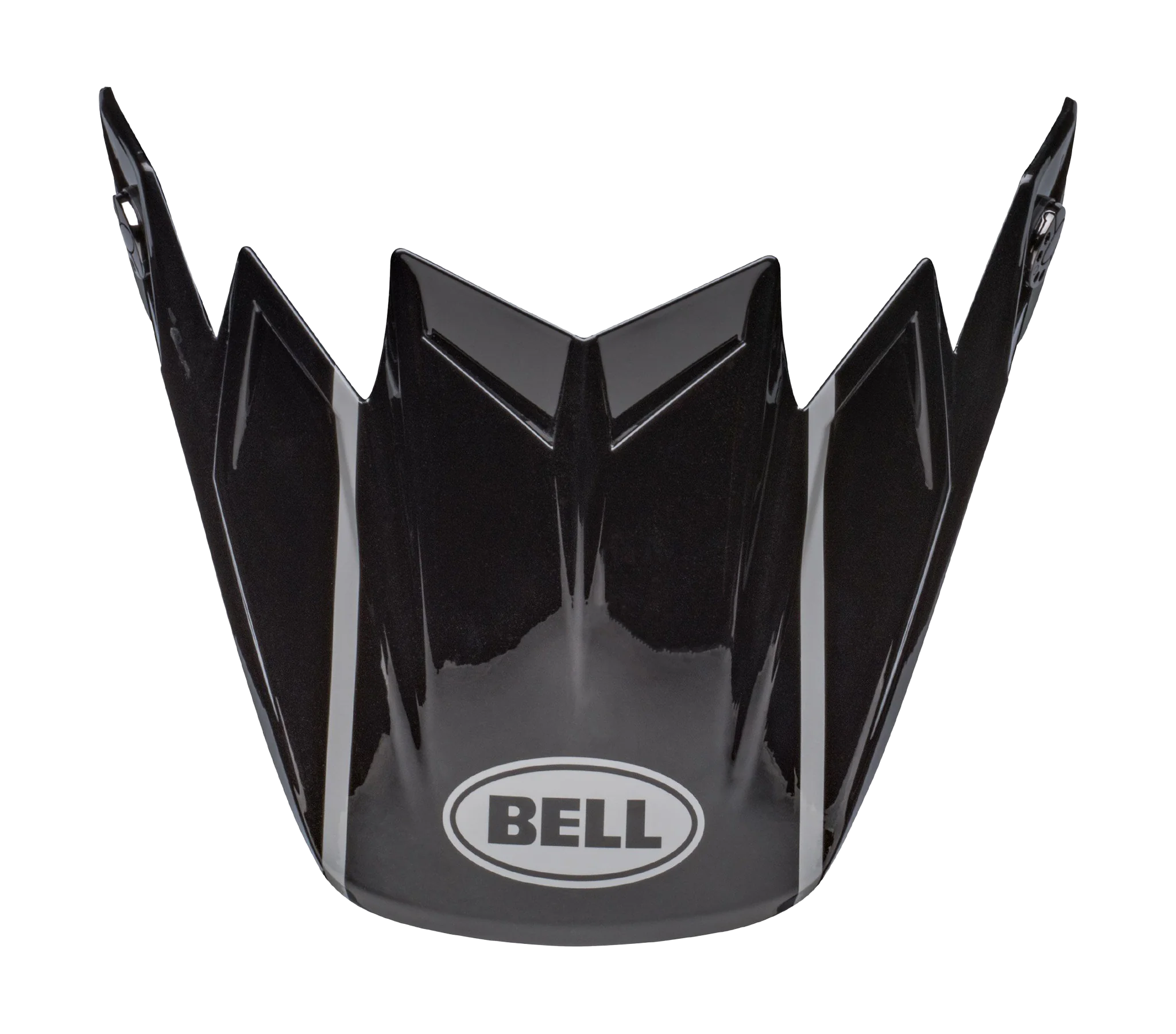 Bell Helmklep Moto-9S Flex Sprint - Zwart / Grijs
