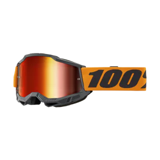 100% Crossbril Accuri 2 Orange - Spiegel Rood Lens