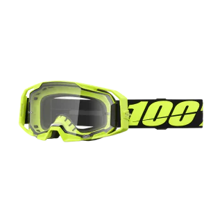 100% Crossbril ARmatic Neon Yellow - Clear Lens