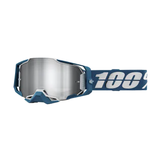 100% Crossbril Armega Albar - Spiegel Zilver Flash Lens