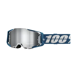 100% Crossbril Armega Albar - Spiegel Zilver Flash Lens