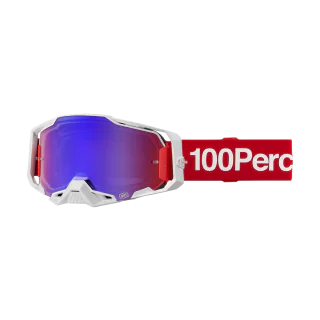 100% Crossbril Armega Corbin - Spiegel Rood / Blauw Lens
