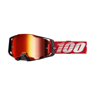 100% Crossbril Armega Red - Spiegel Rood Lens