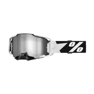100% Crossbril Armega RENEN Starbleed - Spiegel Zilver Lens