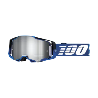 100% Crossbril Armega Rockchuck - Spiegel Zilver Flash Lens