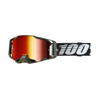 100% Crossbril Armega Soledad - Spiegel Rood Lens